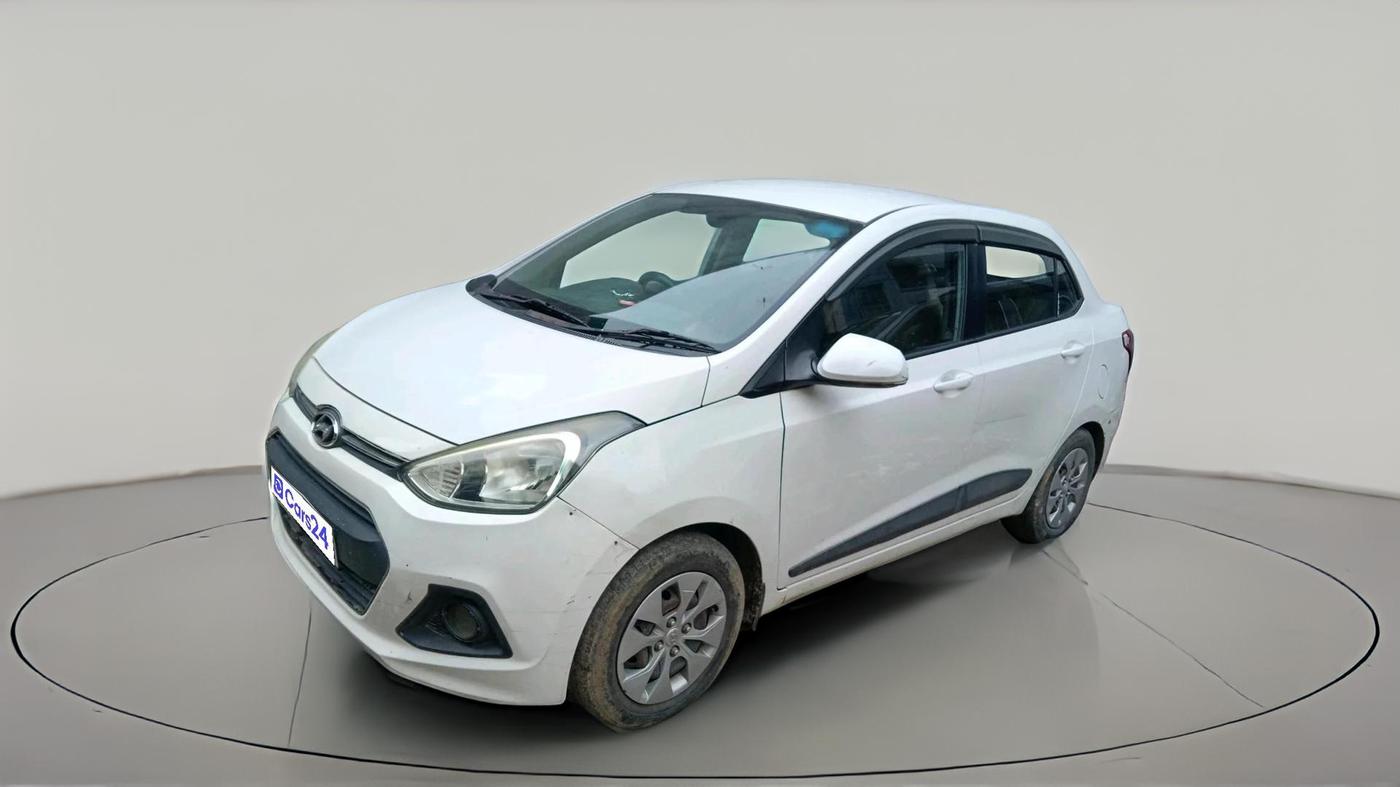 2014 Hyundai Xcent S 1.2, CNG, Manual, 1,30,708 km, exterior