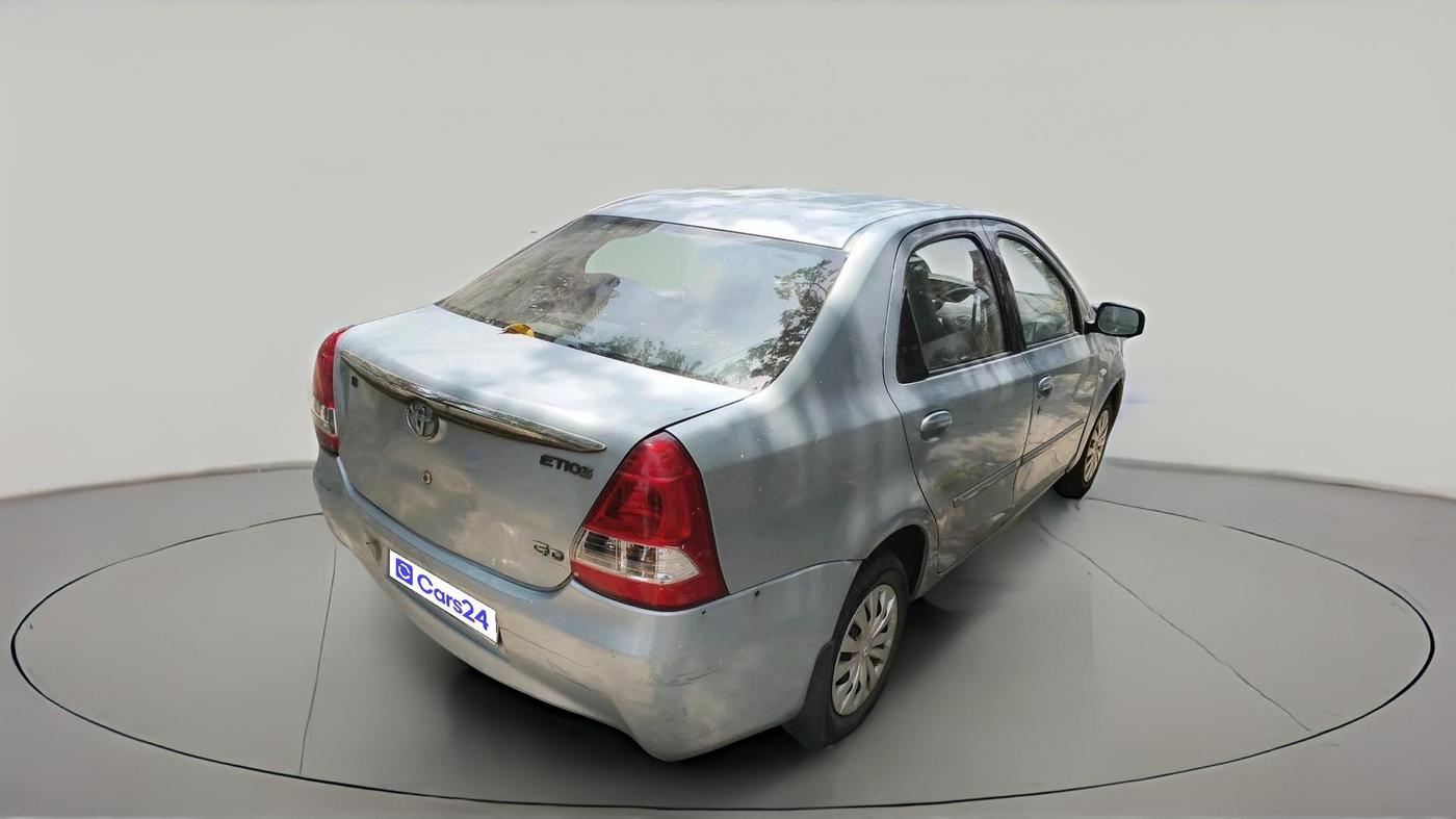 2011 Toyota Etios G, Petrol, Manual, 42,939 km, exterior