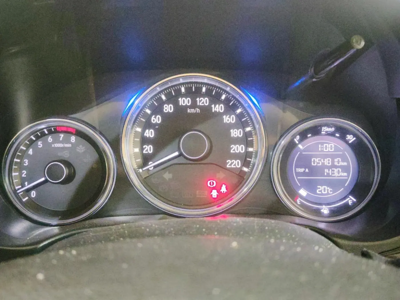 2020 Honda City 1.5L I-VTEC SV, CNG, Manual, 54,810 km, interior