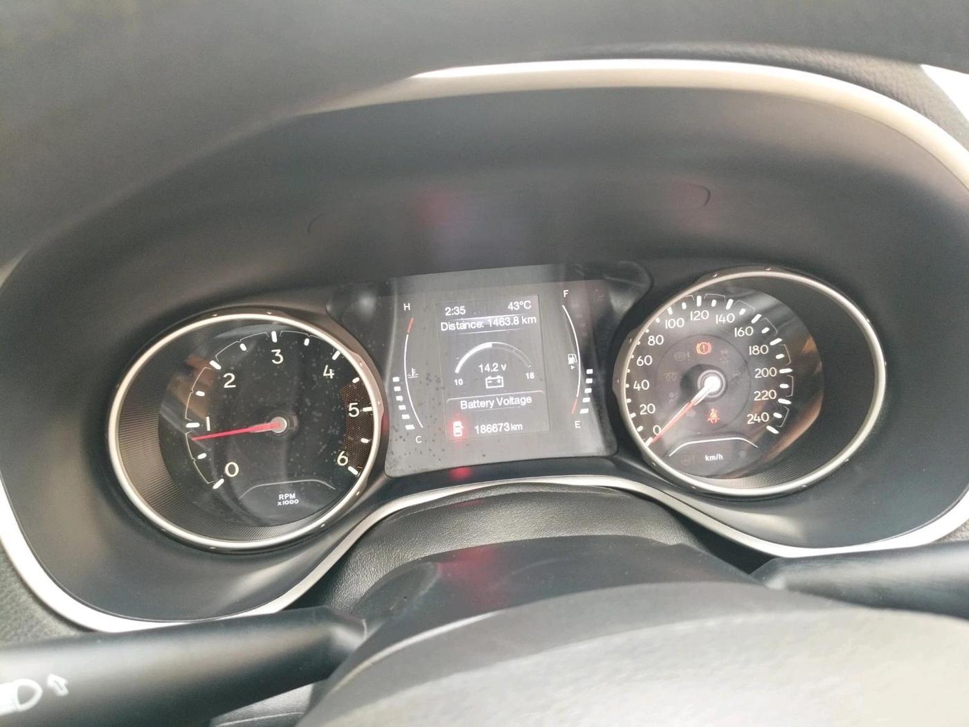 2017 Jeep Compass LONGITUDE 2.0 DIESEL, Diesel, Manual, 1,86,673 km, interior
