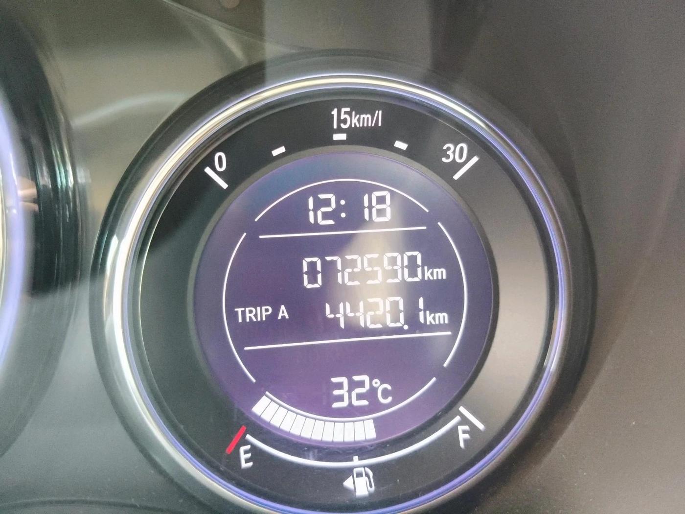 2016 Honda BR-V 1.5L I-VTEC V CVT, CNG, Automatic, 72,590 km, interior
