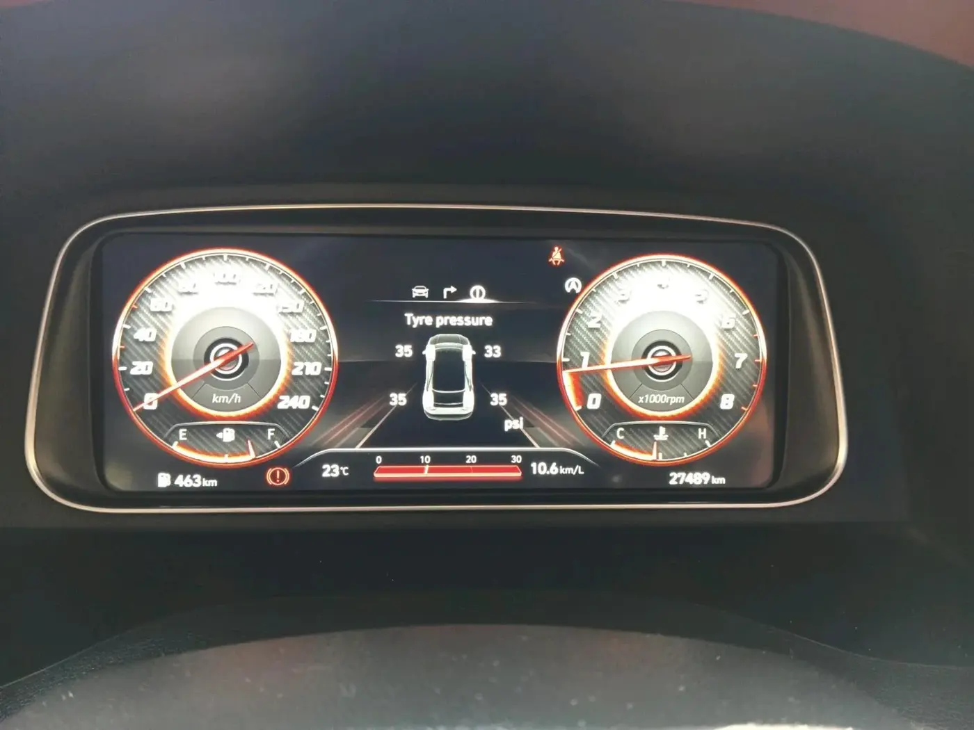 2023 Hyundai ALCAZAR PLATINUM 1.5 TURBO PETROL MT 7STR, Petrol, Manual, 27,489 km, interior
