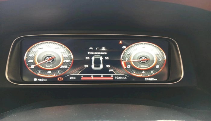 2023 Hyundai ALCAZAR PLATINUM 1.5 TURBO PETROL MT 7STR, Petrol, Manual, 27,489 km, interior