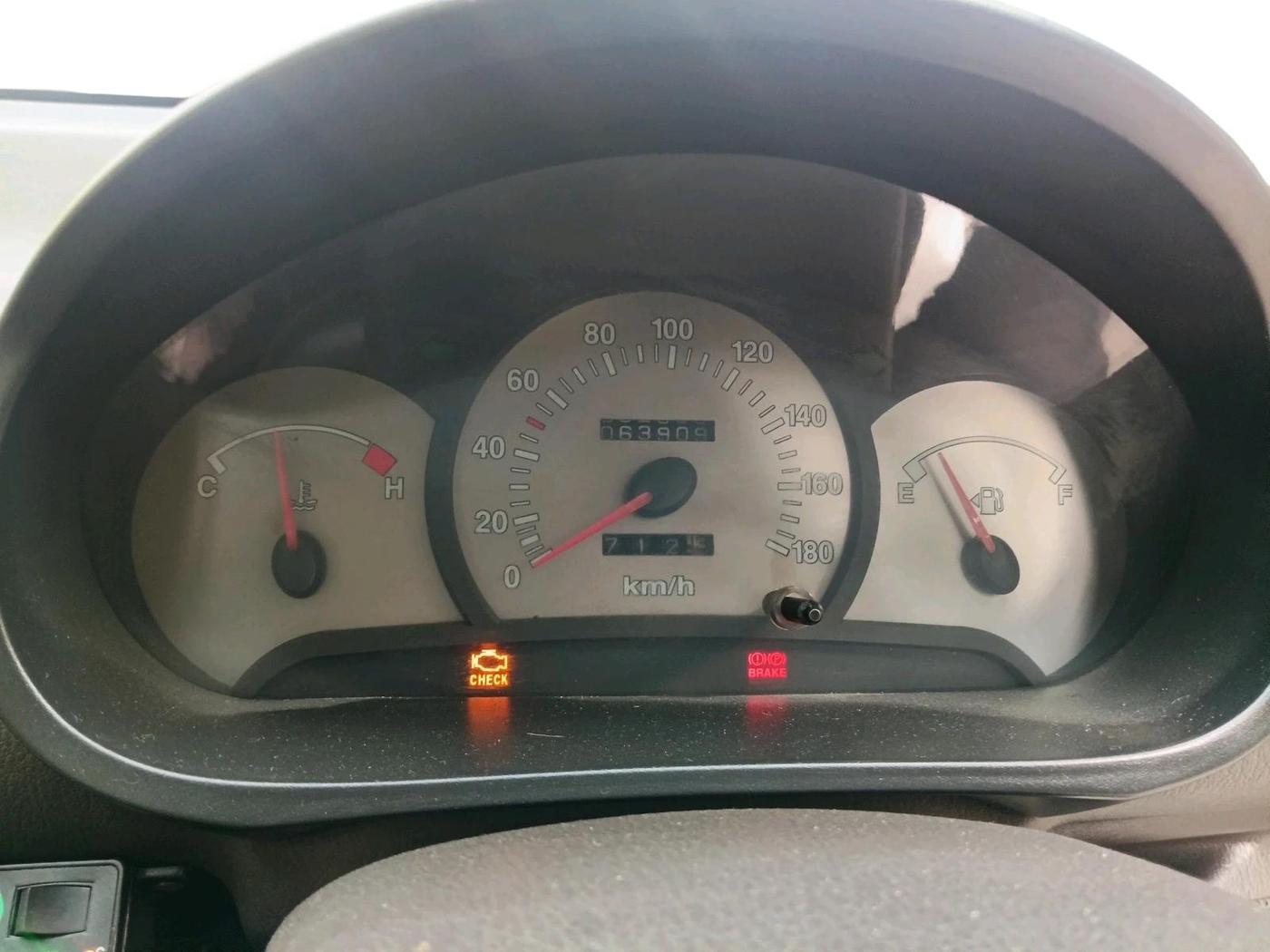2011 Hyundai Santro Xing GLS, CNG, Manual, 63,909 km, interior