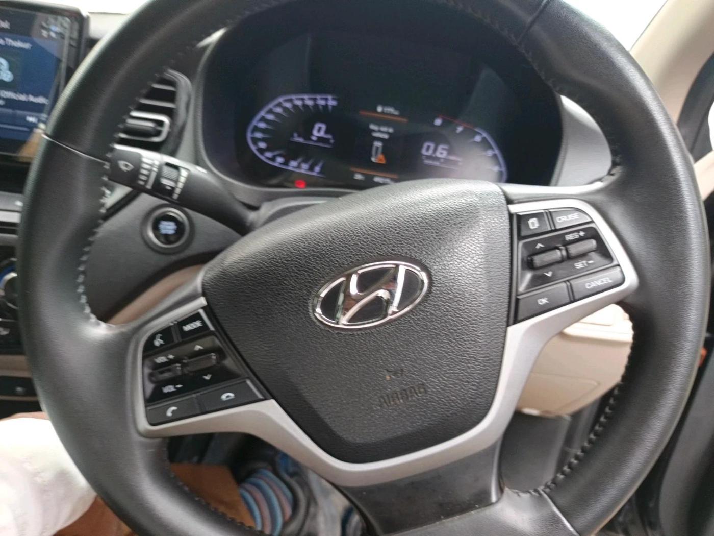 2021 Hyundai Verna SX (O)1.5 MPi, Petrol, Manual, 49,217 km, interior