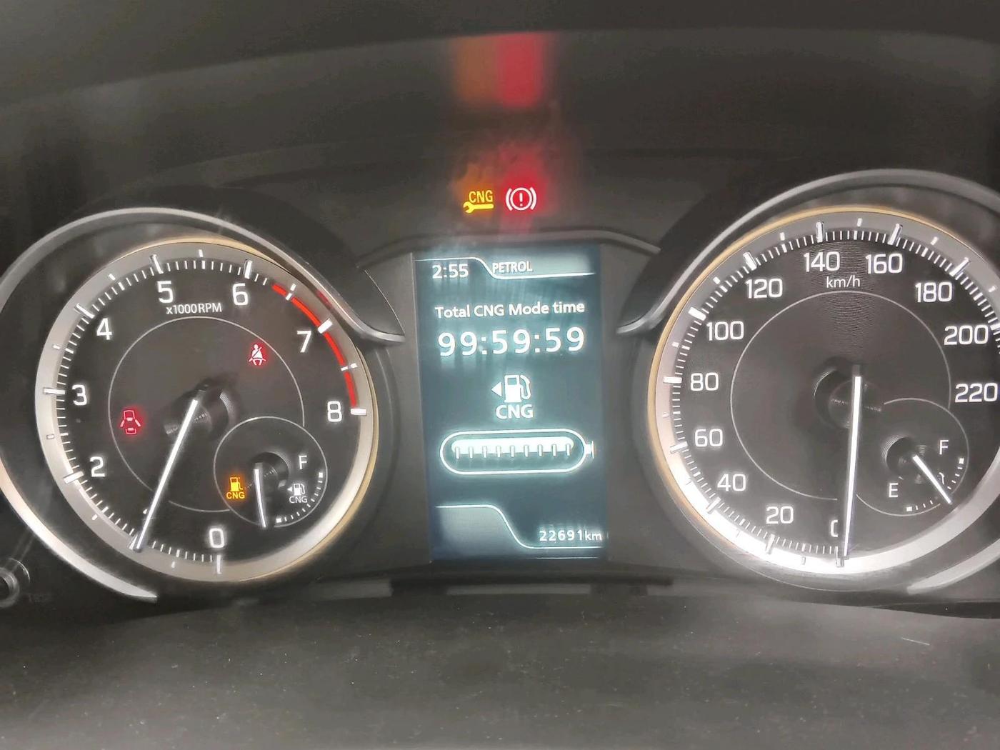 2025 Maruti Ertiga VXI CNG, CNG, Manual, 22,691 km, interior
