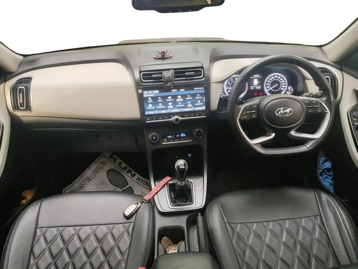 2022 Hyundai Creta SX 1.5 PETROL, Petrol, Manual, 31,453 km, interior