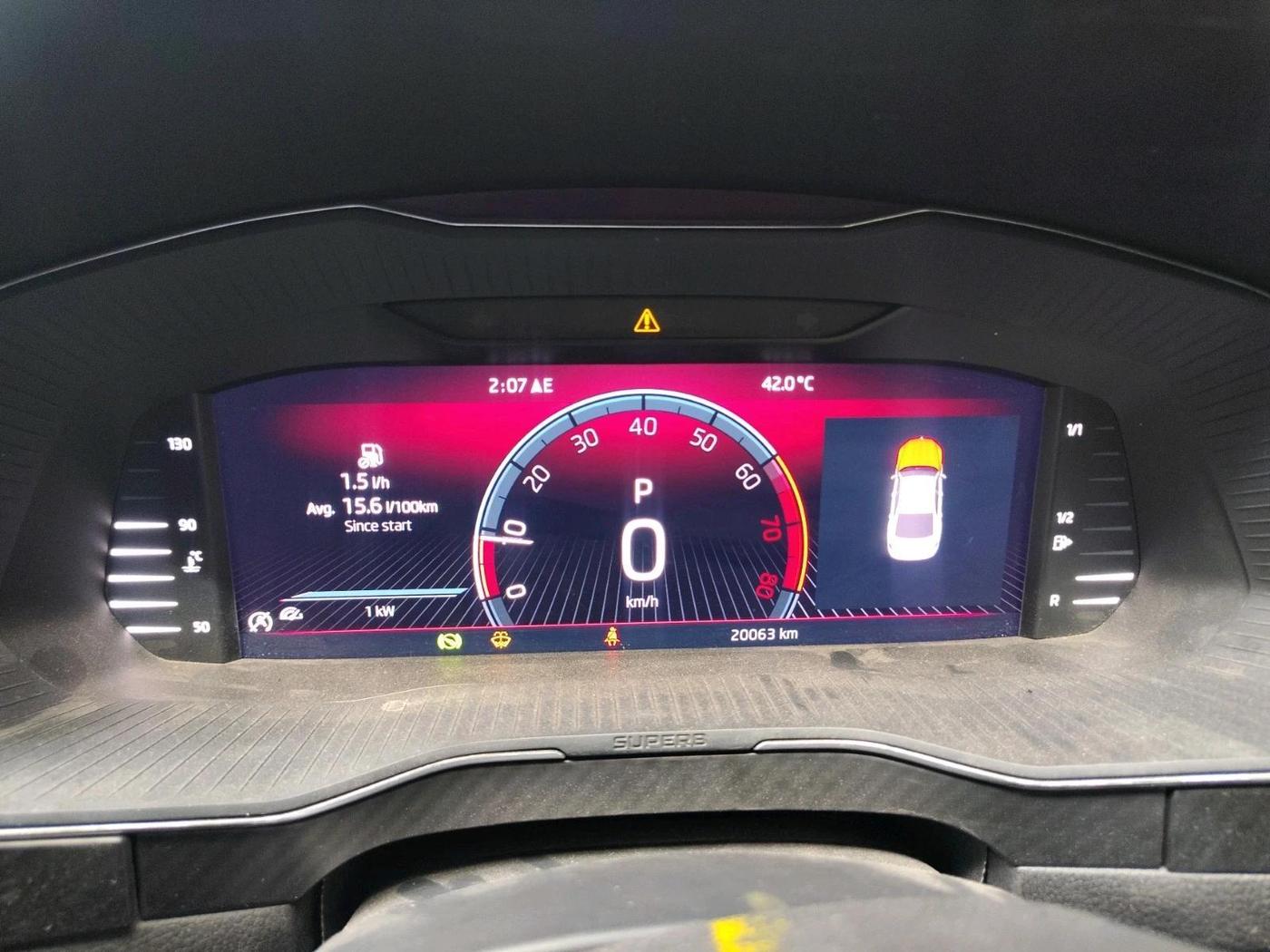 2022 Skoda Superb SPORTLINE AT, Petrol, Automatic, 20,064 km, interior