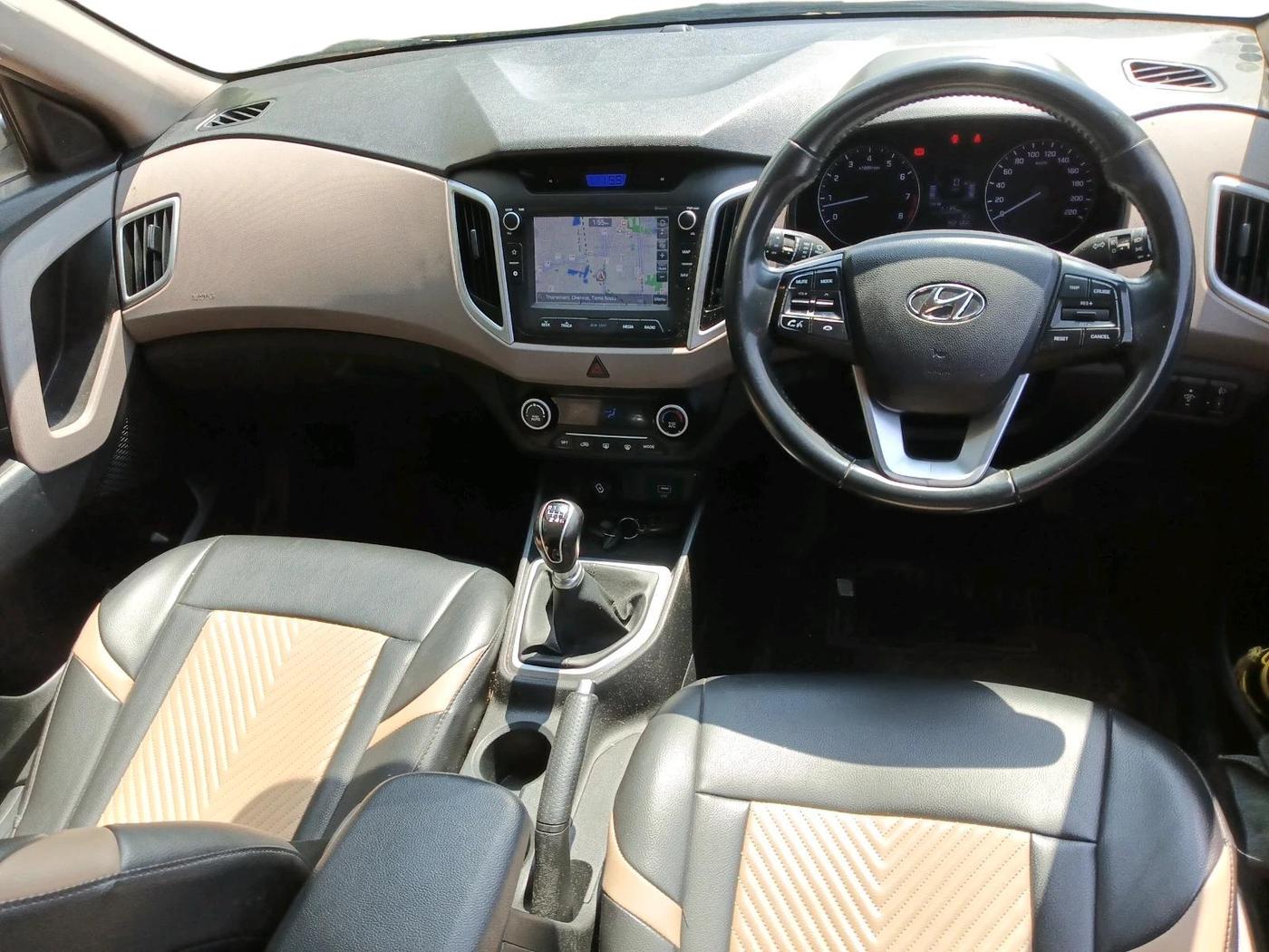 2019 Hyundai Creta SX 1.6 PETROL, Petrol, Manual, 92,123 km, interior