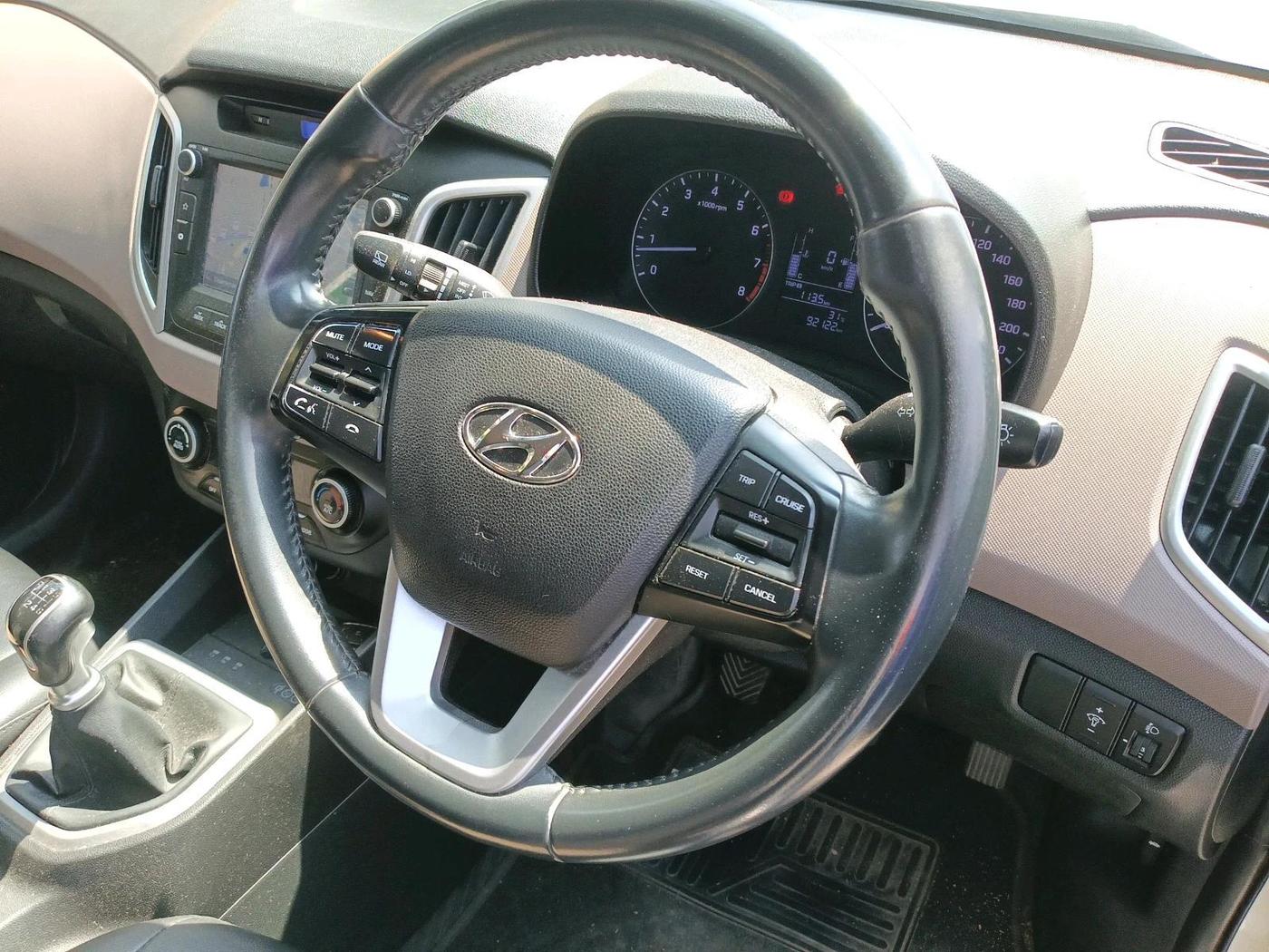 2019 Hyundai Creta SX 1.6 PETROL, Petrol, Manual, 92,123 km, interior