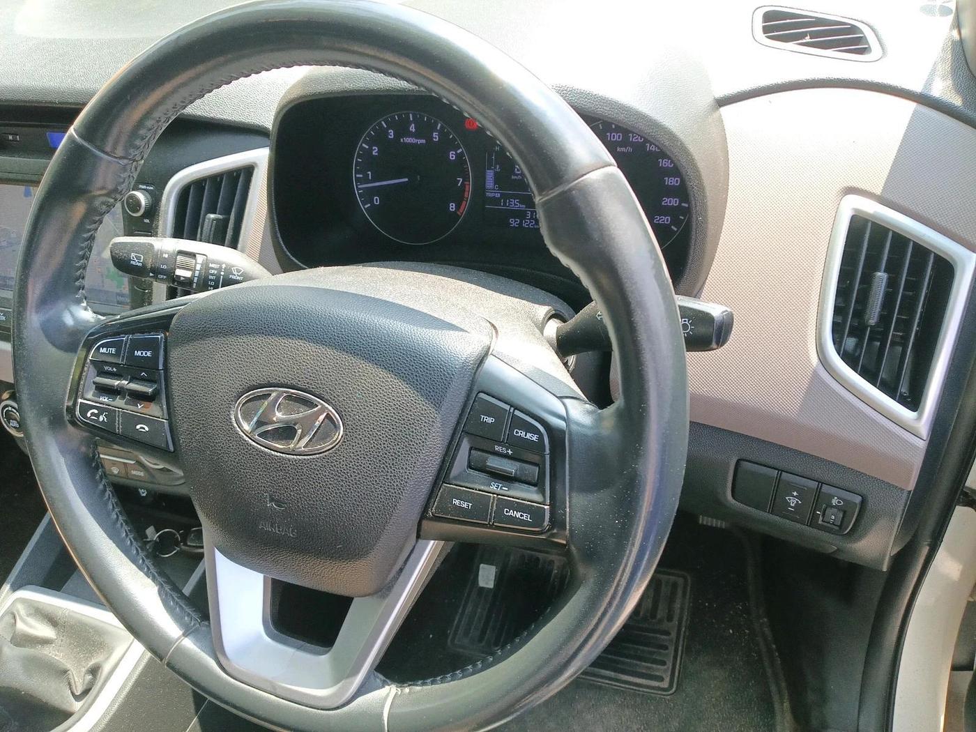 2019 Hyundai Creta SX 1.6 PETROL, Petrol, Manual, 92,123 km, interior