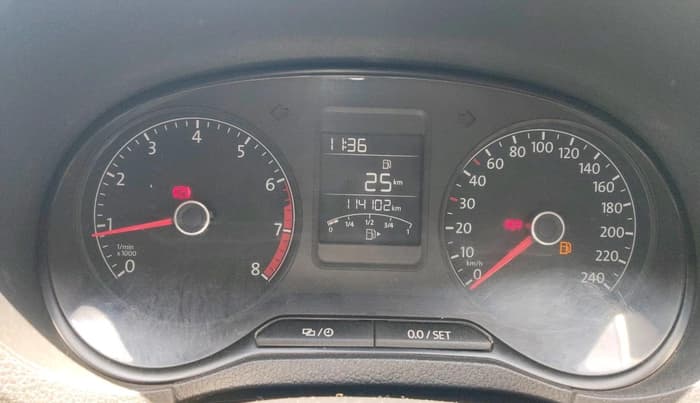 2017 Volkswagen Polo COMFORTLINE 1.2L, Petrol, Manual, 1,14,102 km, interior