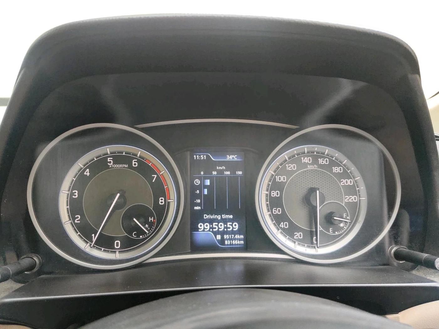 2022 Maruti Dzire ZXI Plus, Petrol, Manual, 83,166 km, interior