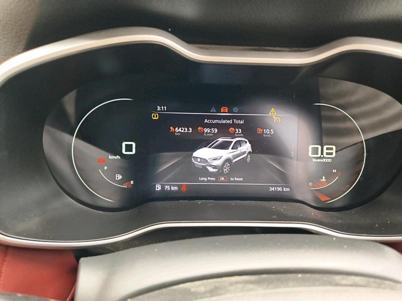 2023 MG ASTOR SHARP 1.5 MT, Petrol, Manual, 34,196 km, interior