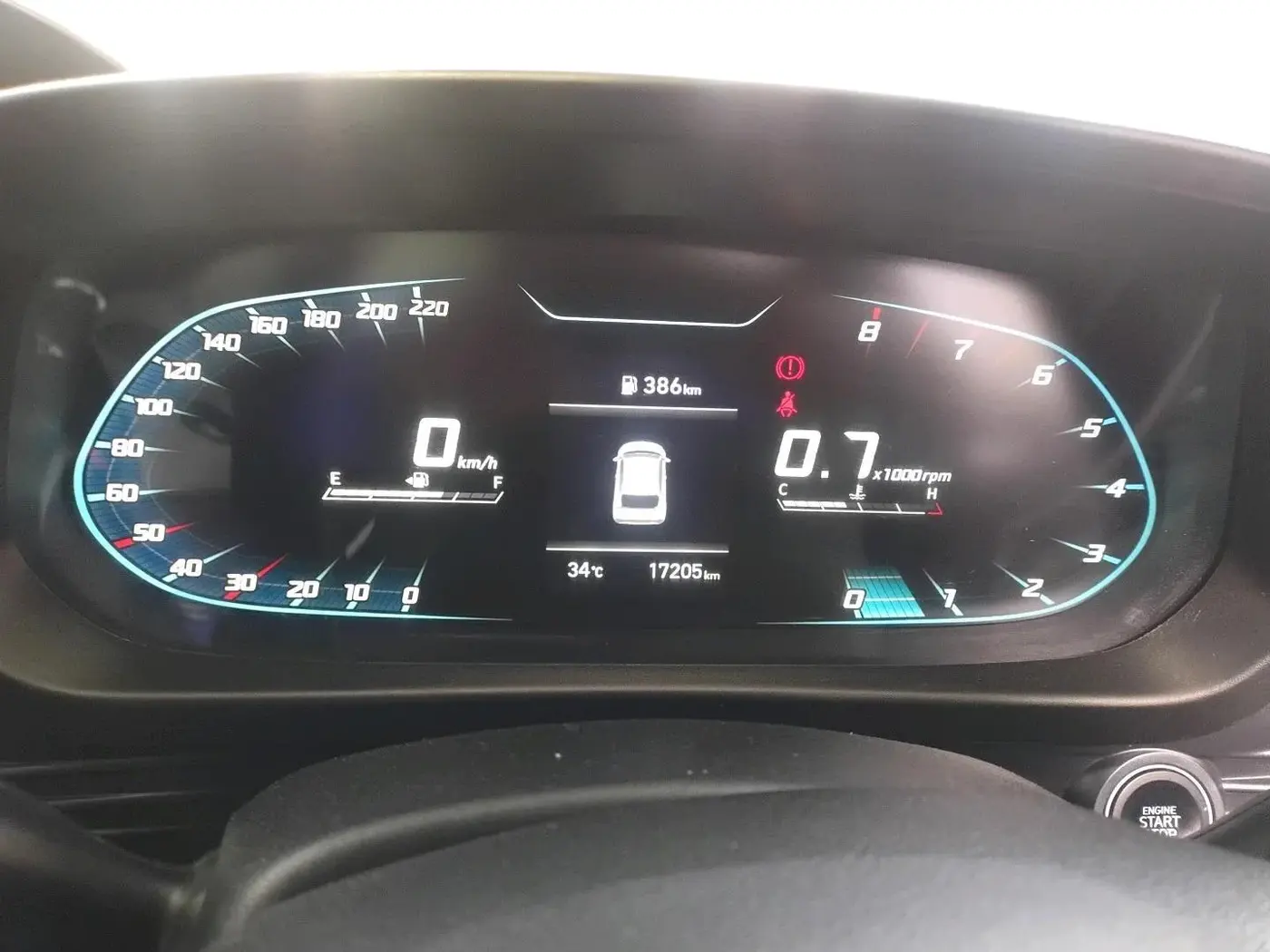 2024 Hyundai NEW I20 ASTA 1.2 MT, Petrol, Manual, 17,205 km, interior