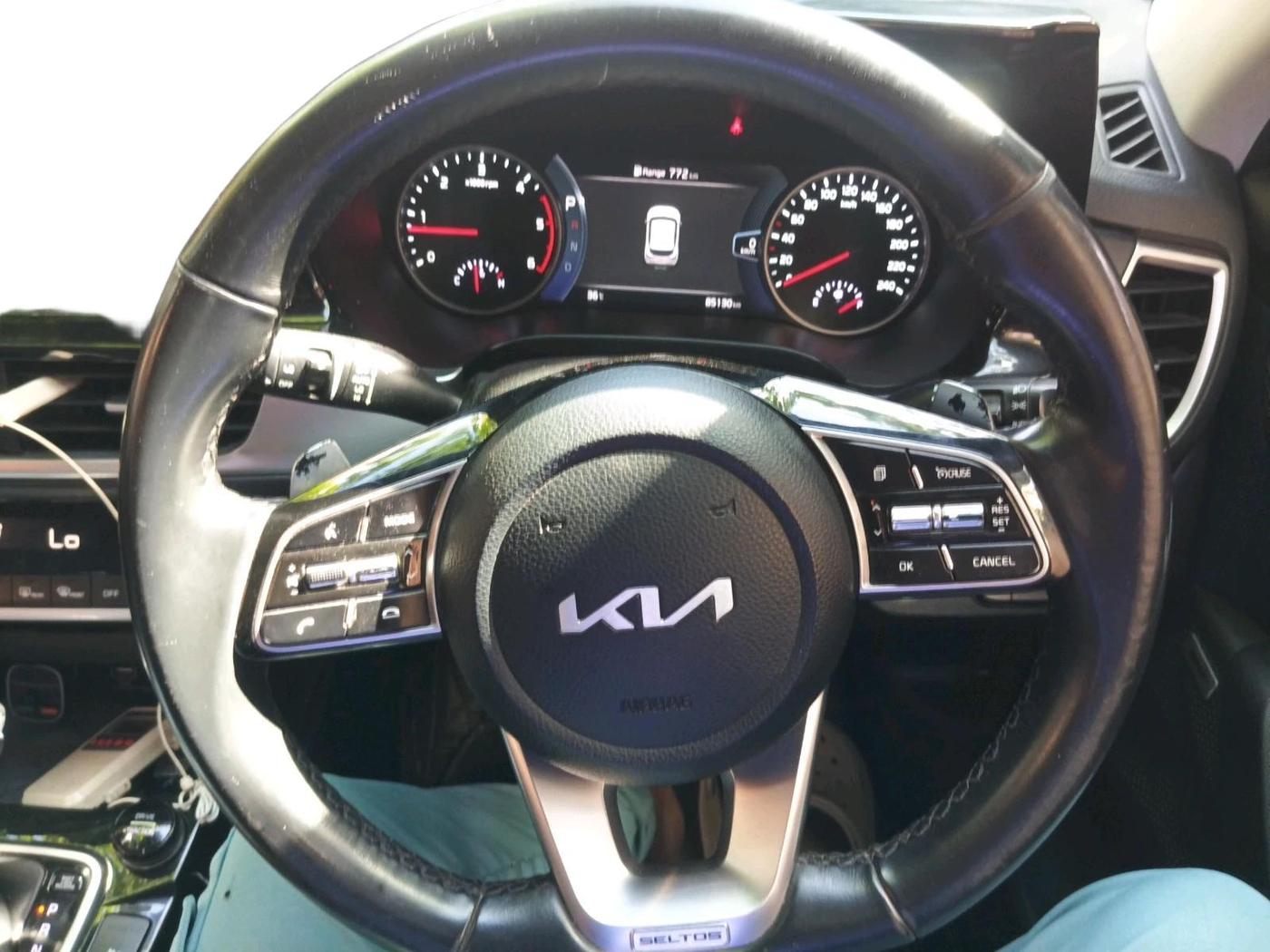 2021 KIA SELTOS X LINE 1.5 DIESEL AT, Diesel, Automatic, 85,130 km, interior