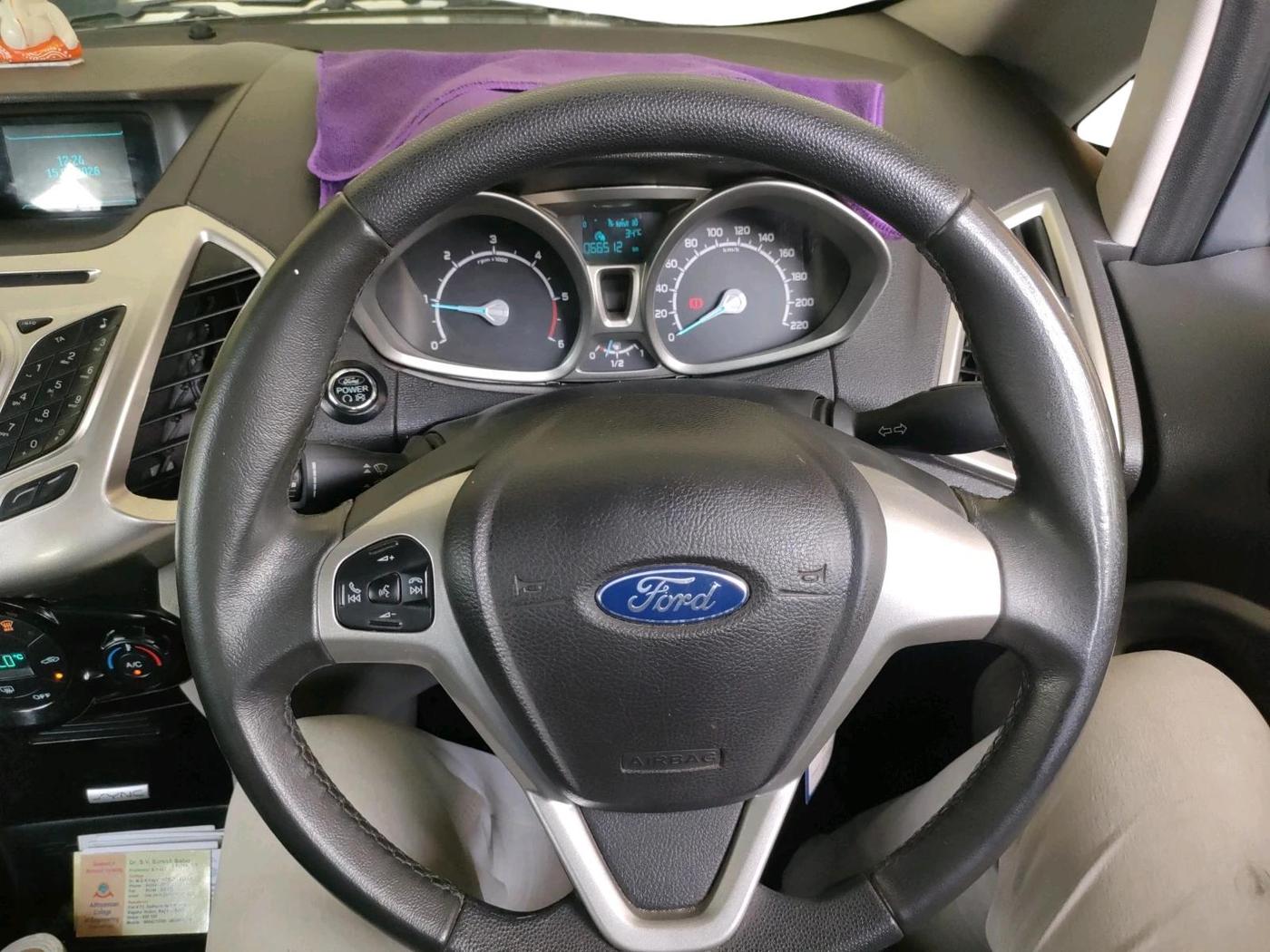2016 Ford Ecosport TITANIUM 1.5L DIESEL, Diesel, Manual, 66,515 km, interior