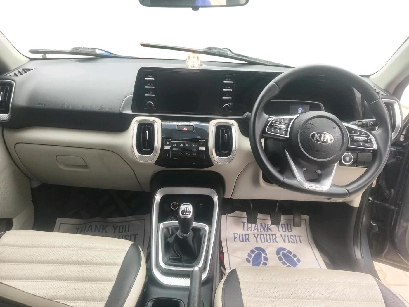 2021 KIA SONET HTX 1.5, Diesel, Manual, 34,179 km, interior