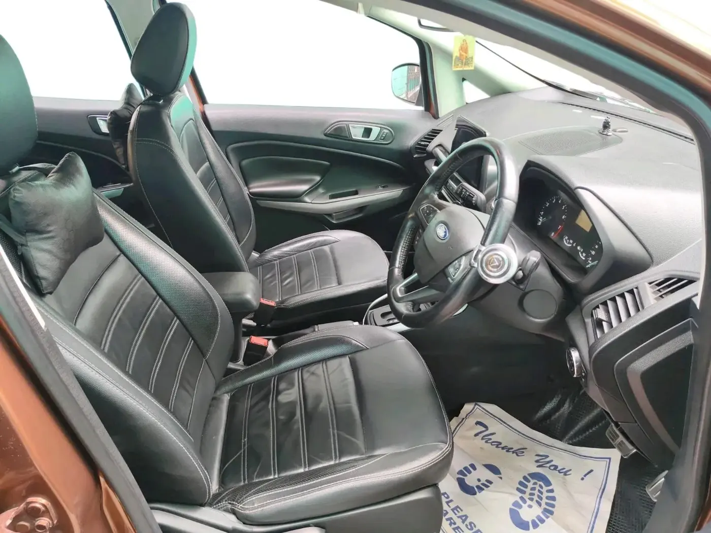 2018 Ford Ecosport TITANIUM + 1.5L PETROL AT, Petrol, Automatic, 71,365 km, interior