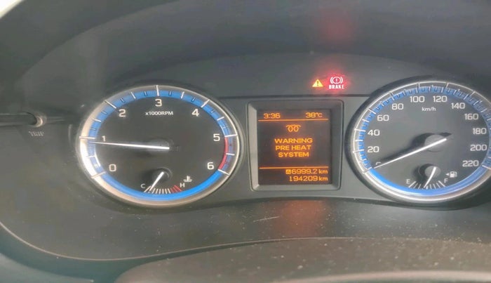 2016 Maruti S Cross ZETA 1.3, Diesel, Manual, 1,94,209 km, interior