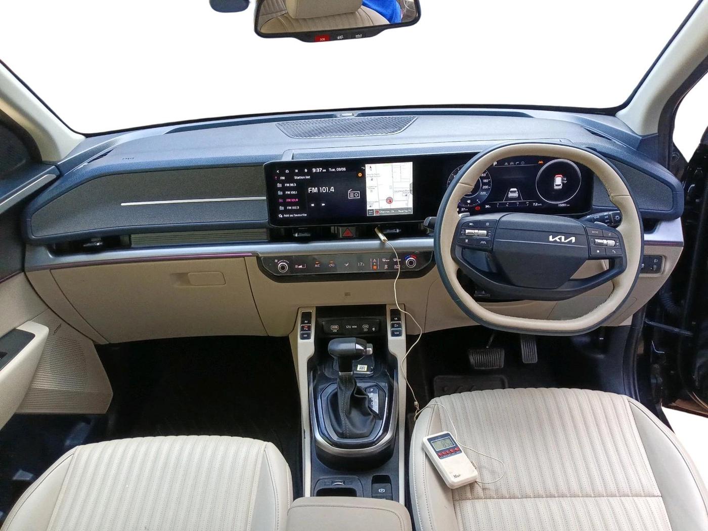 2025 KIA Carens Clavis HTX Plus 1.5 Turbo Petrol 6STR DCT, Petrol, Automatic, 10,201 km, interior