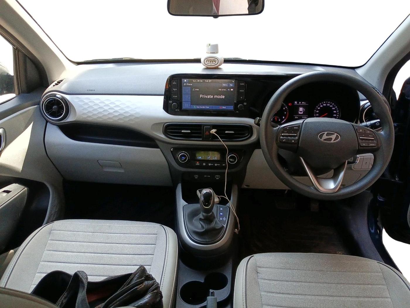2024 Hyundai GRAND I10 NIOS SPORTZ AMT 1.2 KAPPA VTVT, Petrol, Automatic, 7,175 km, interior
