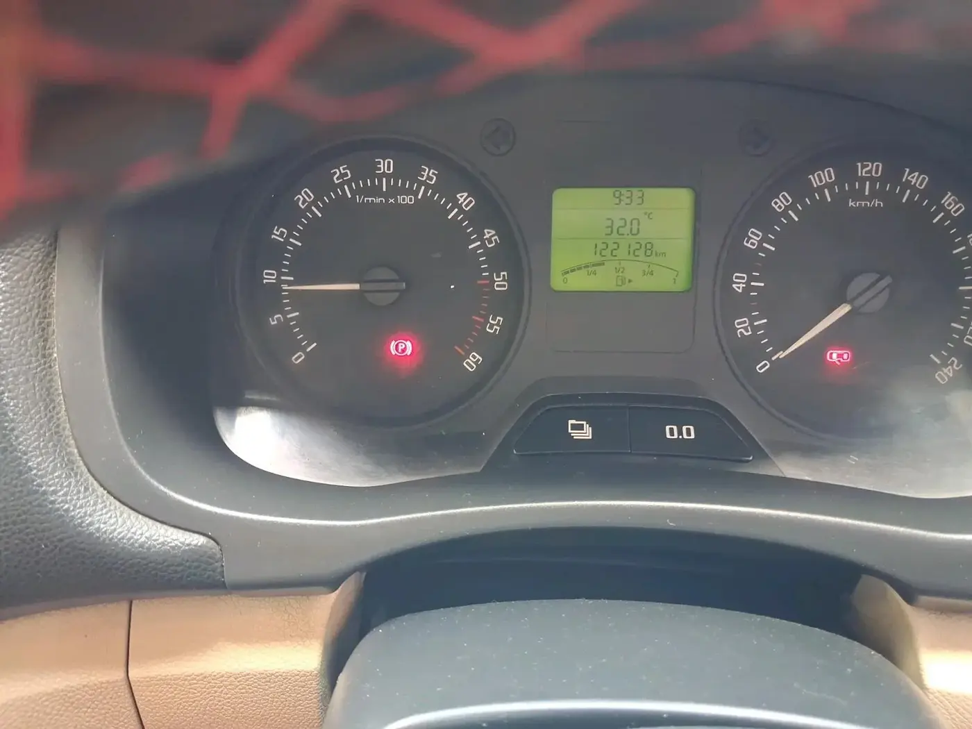 2011 Skoda Fabia AMBIENTE 1.2 TDI, Diesel, Manual, 1,22,128 km, interior