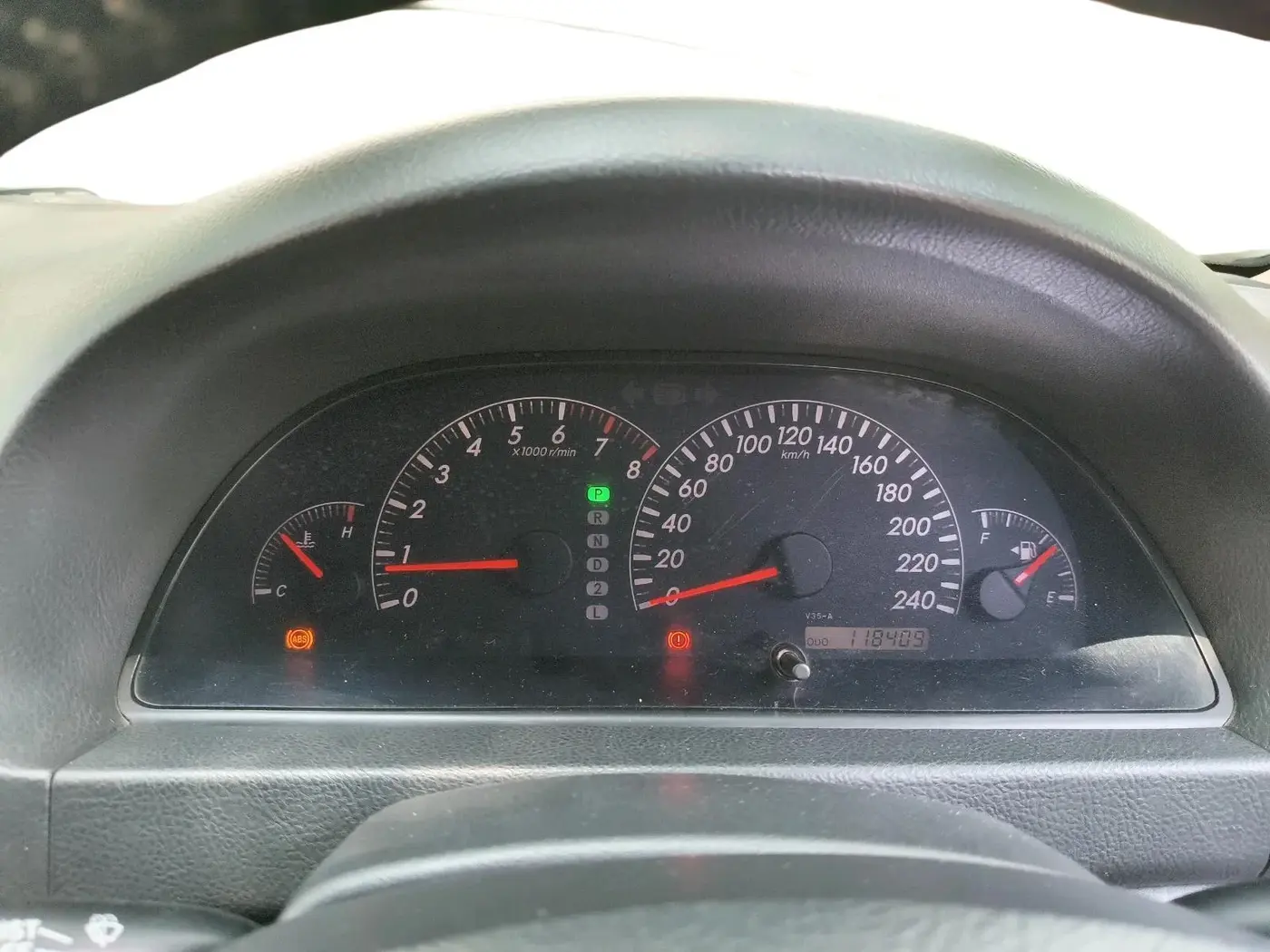 2005 Toyota Camry V4 AT, Petrol, Automatic, 1,18,409 km, interior