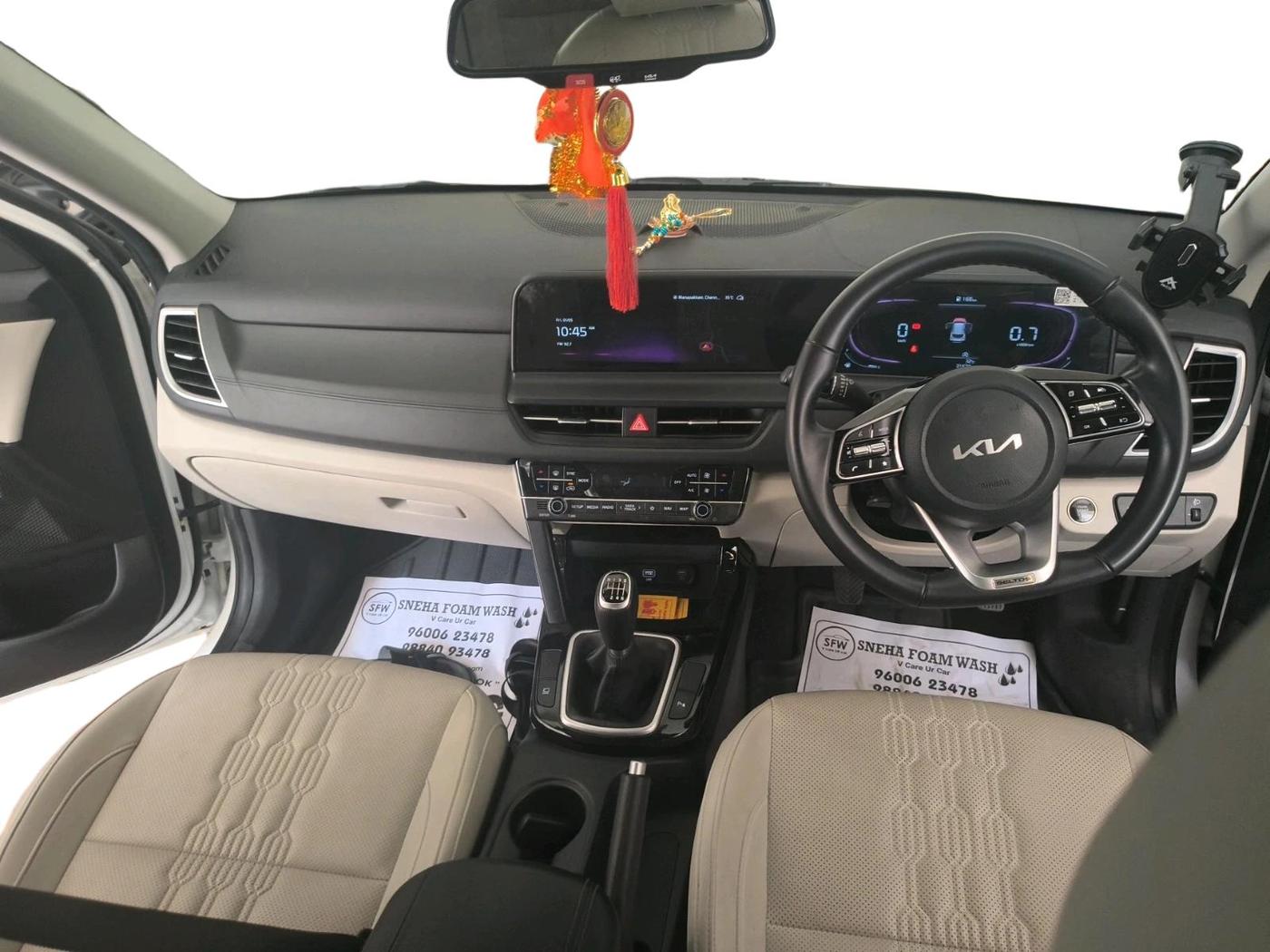 2023 KIA SELTOS HTX PETROL 1.5, Petrol, Manual, 35,000 km, interior