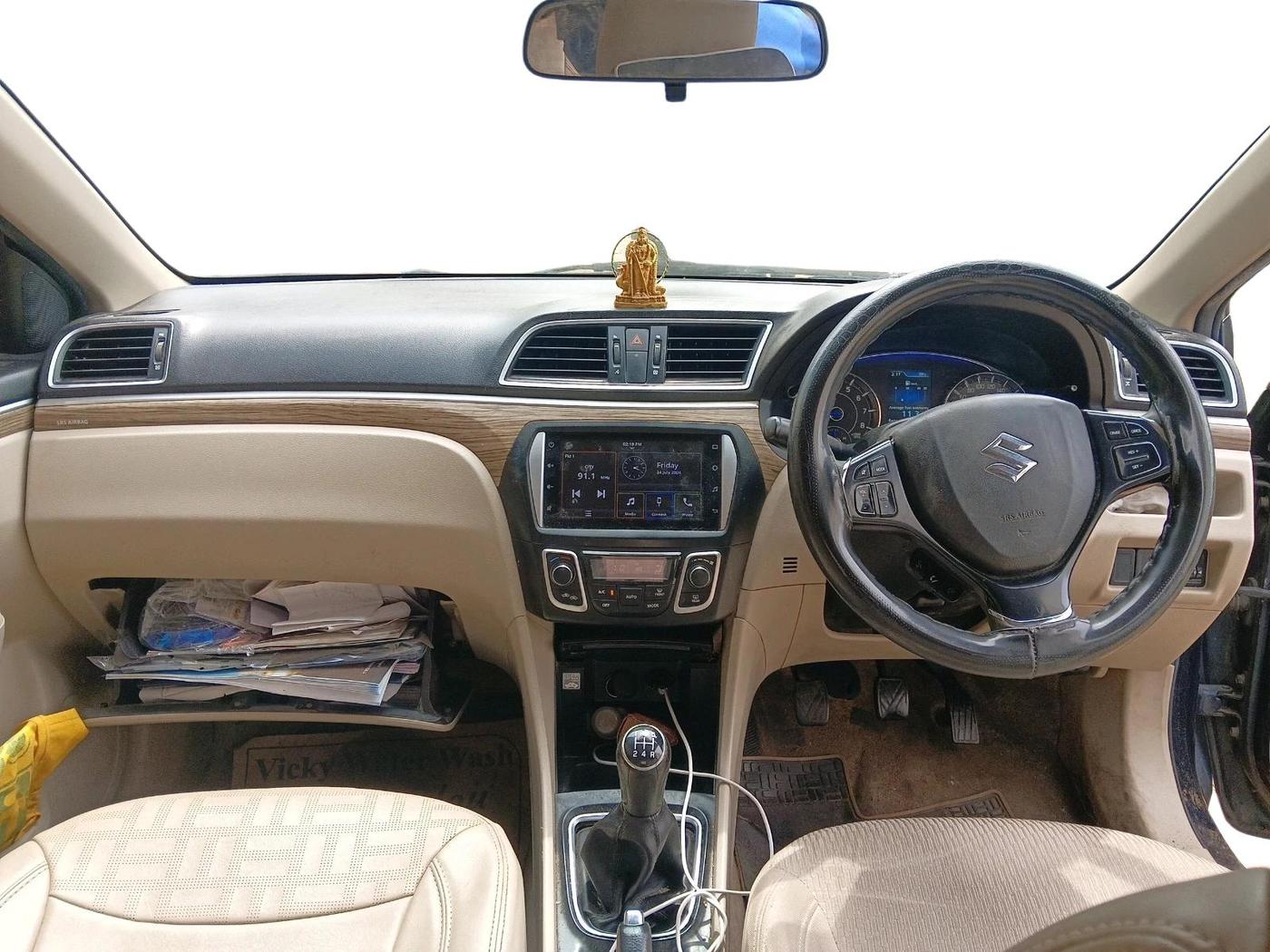 2022 Maruti Ciaz ZETA 1.5 SHVS MT PETROL, Petrol, Manual, 90,749 km, interior