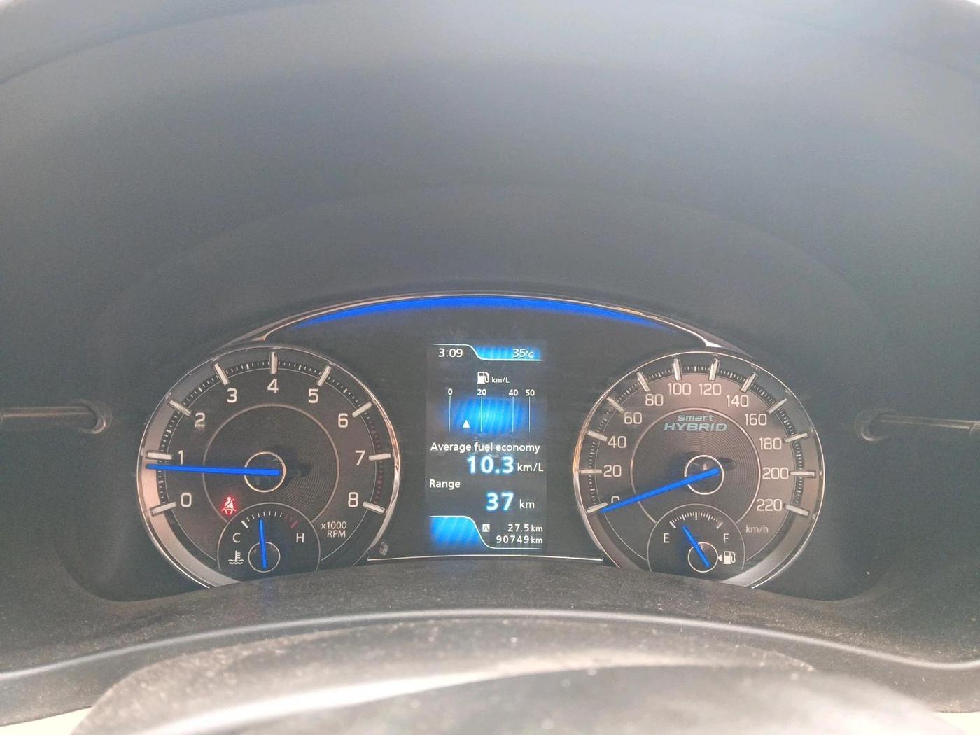 2022 Maruti Ciaz ZETA 1.5 SHVS MT PETROL, Petrol, Manual, 90,749 km, interior