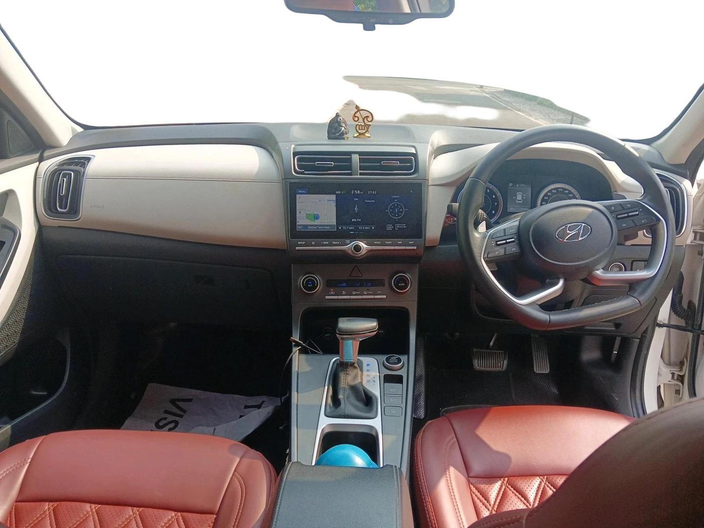 2022 Hyundai Creta SX IVT 1.5 PETROL, Petrol, Automatic, 17,501 km, interior