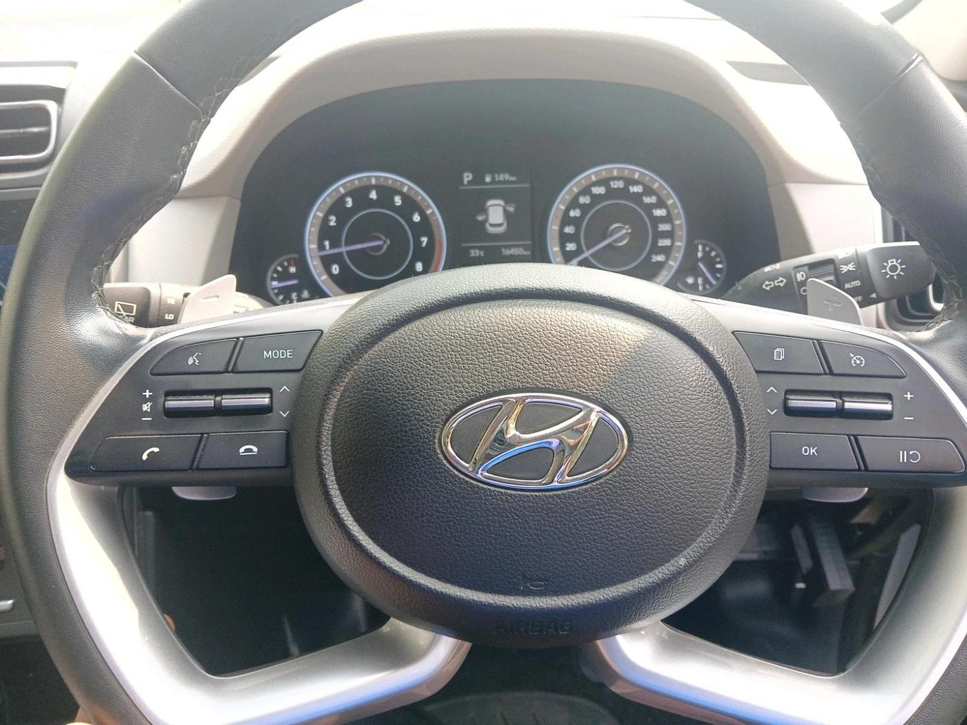 2022 Hyundai Creta SX IVT 1.5 PETROL, Petrol, Automatic, 17,501 km, interior
