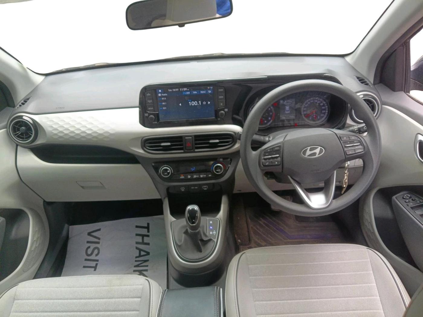 2024 Hyundai GRAND I10 NIOS SPORTZ AMT 1.2 KAPPA VTVT, Petrol, Automatic, 7,543 km, interior