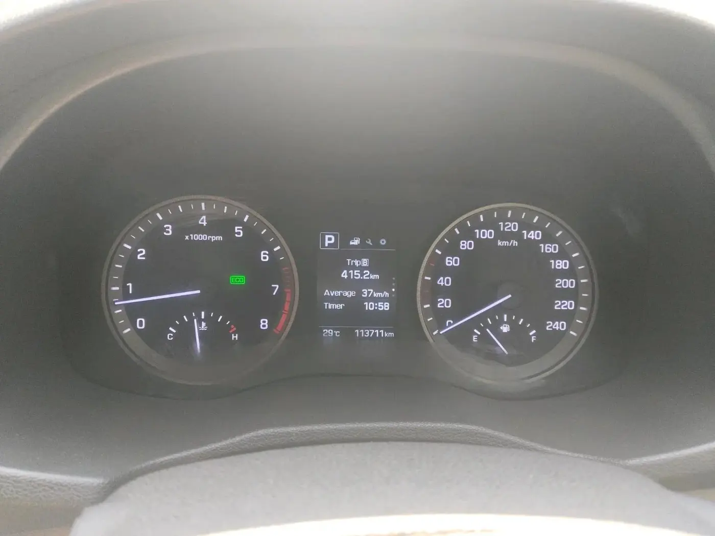 2017 Hyundai Tucson 2WD AT GL PETROL , Petrol, Automatic, 1,13,711 km, interior