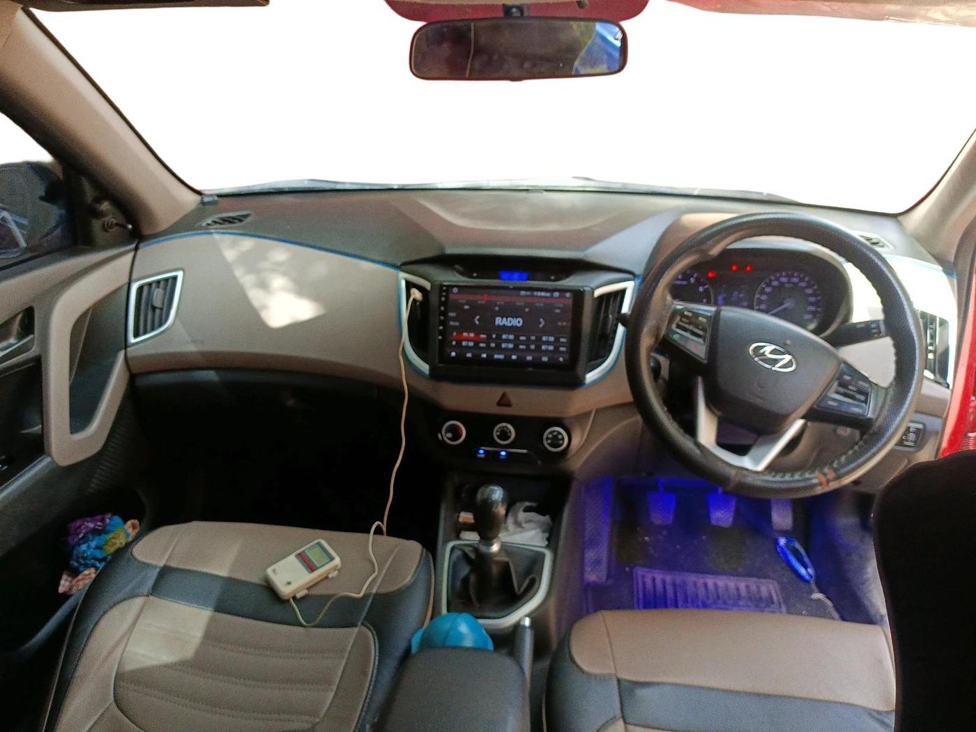 2019 Hyundai Creta E 1.6 PETROL, Petrol, Manual, 52,403 km, interior