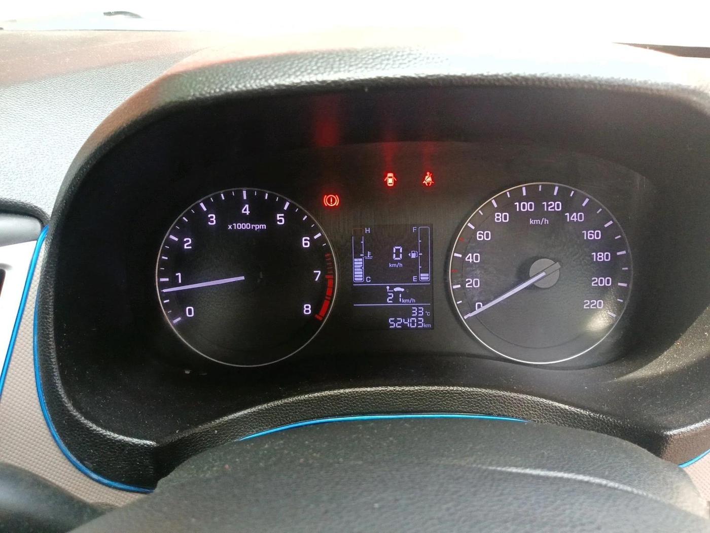 2019 Hyundai Creta E 1.6 PETROL, Petrol, Manual, 52,403 km, interior