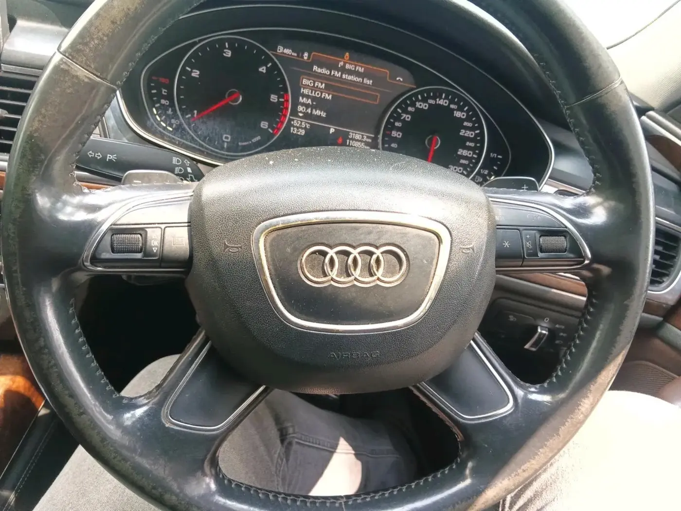 2013 Audi A6 2.0 TDI PREMIUM PLUS, Diesel, Automatic, 1,23,459 km, interior