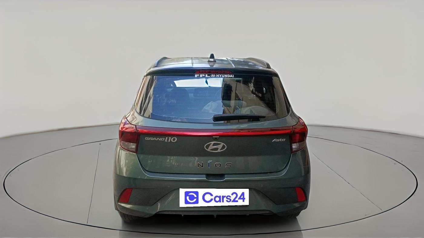 2024 Hyundai GRAND I10 NIOS ASTA AMT 1.2 KAPPA VTVT, Petrol, Automatic, 9,585 km, exterior