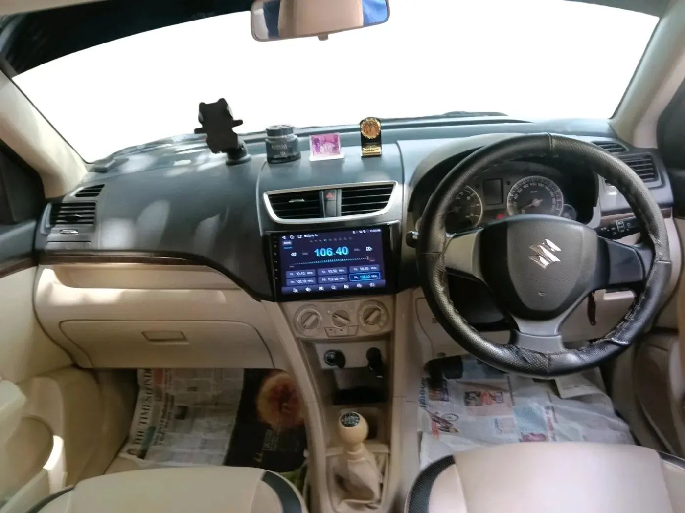 2013 Maruti Swift Dzire VXI, Petrol, Manual, 52,800 km, interior