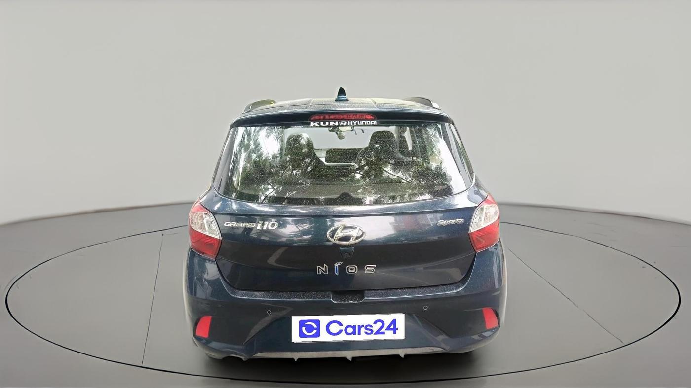 2022 Hyundai GRAND I10 NIOS SPORTZ AMT 1.2 KAPPA VTVT, Petrol, Automatic, 38,595 km, exterior