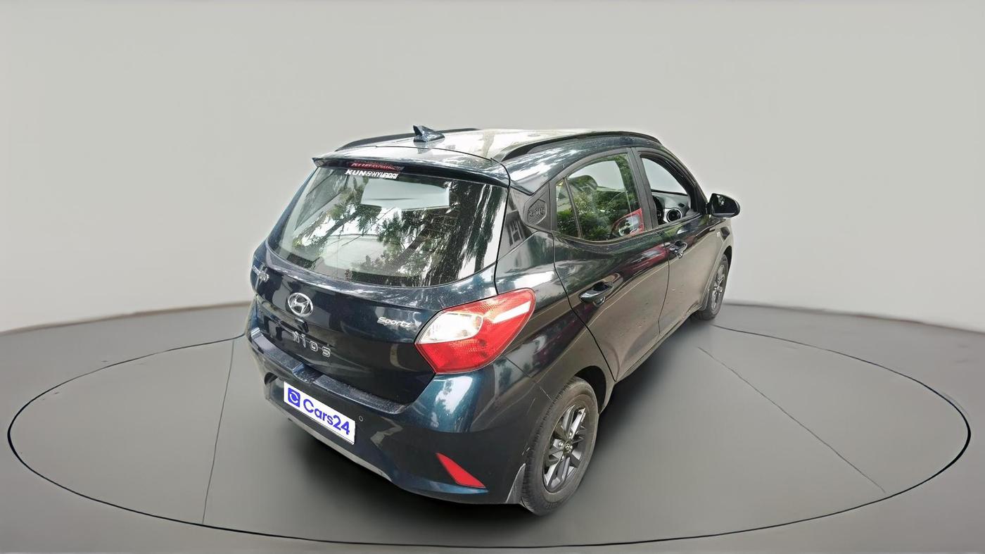 2022 Hyundai GRAND I10 NIOS SPORTZ AMT 1.2 KAPPA VTVT, Petrol, Automatic, 38,595 km, exterior