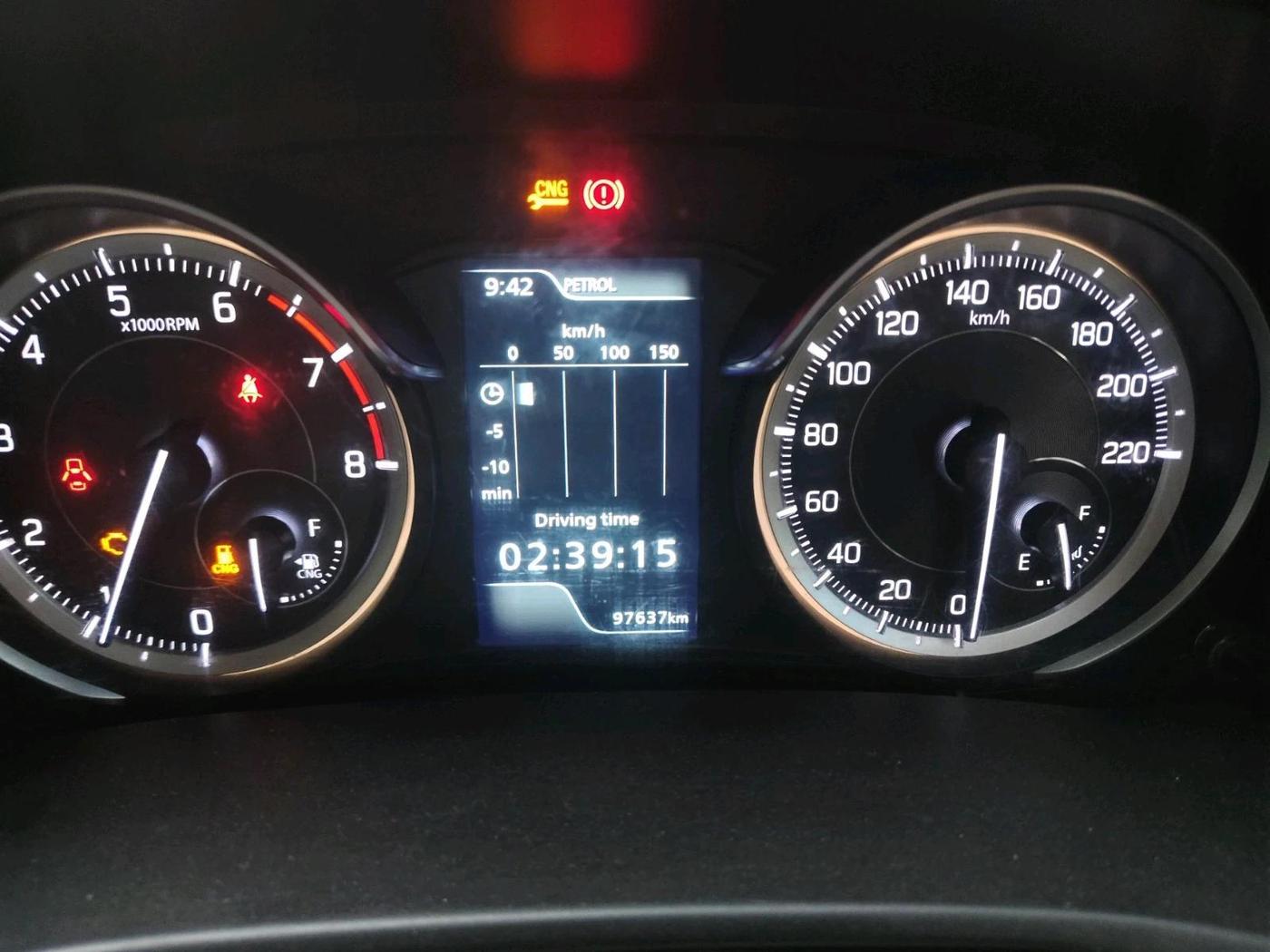 2022 Maruti Ertiga VXI CNG, CNG, Manual, 97,637 km, interior