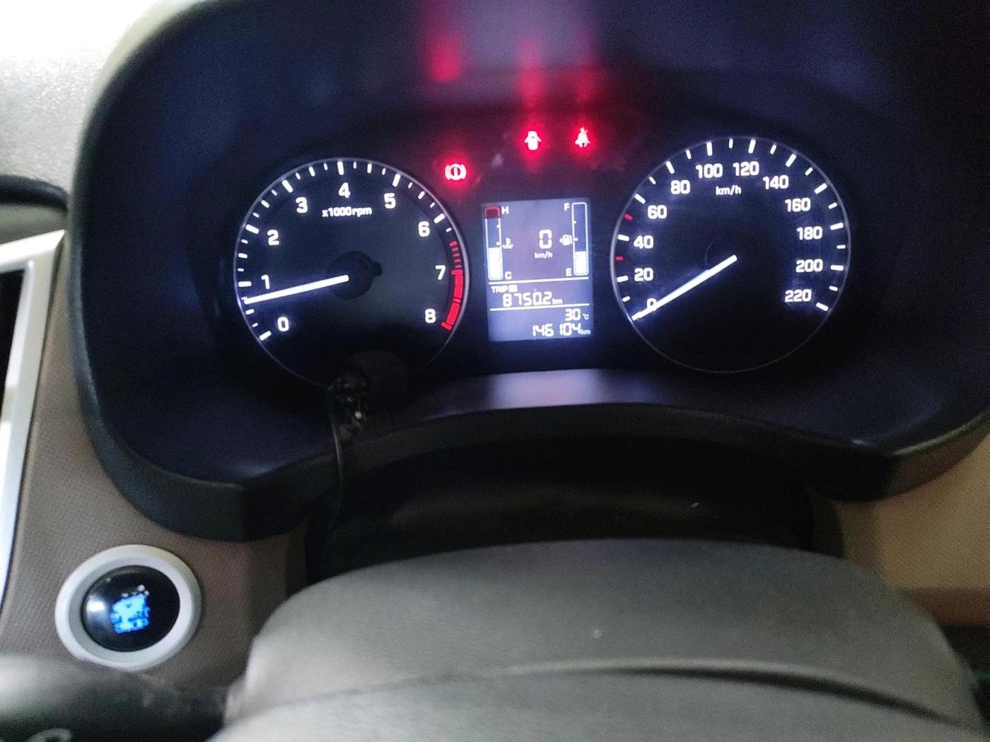 2016 Hyundai Creta SX PLUS 1.6 PETROL, Petrol, Manual, 1,46,104 km, interior