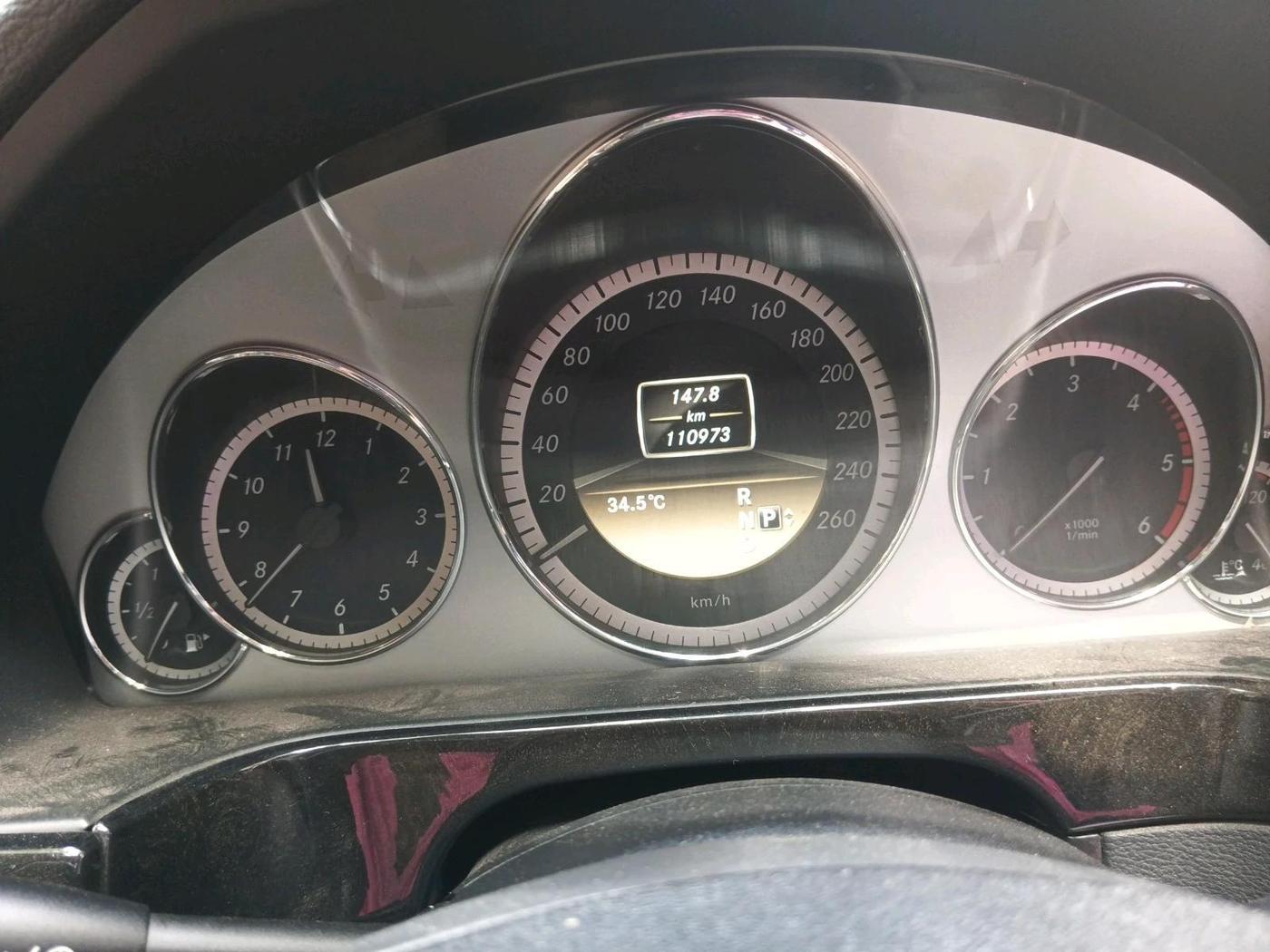 2012 Mercedes Benz E Class E 250 CDI ELEGANCE, Diesel, Automatic, 1,10,973 km, interior