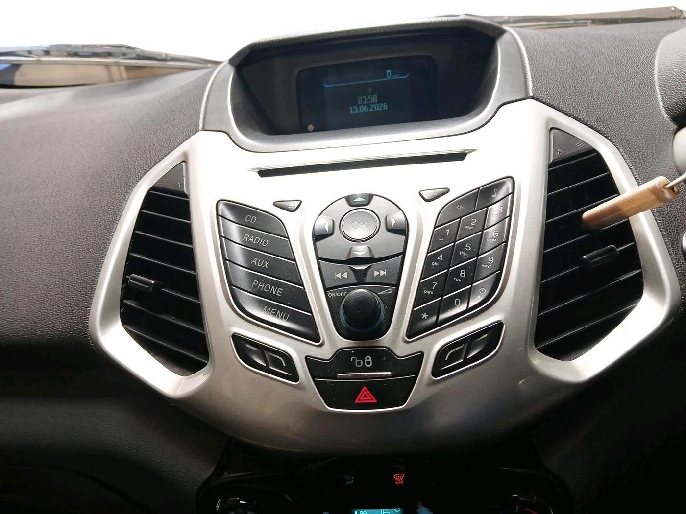 2013 Ford Ecosport TITANIUM 1.5L DIESEL (OPT), Diesel, Manual, 2,74,661 km, interior