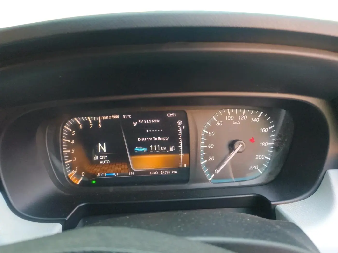 2022 Tata PUNCH CREATIVE  AMT, Petrol, Automatic, 34,738 km, interior