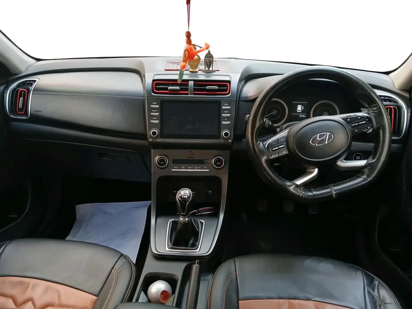 2022 Hyundai Creta S PLUS KNIGHT 1.5 PETROL, Petrol, Manual, 35,935 km, interior