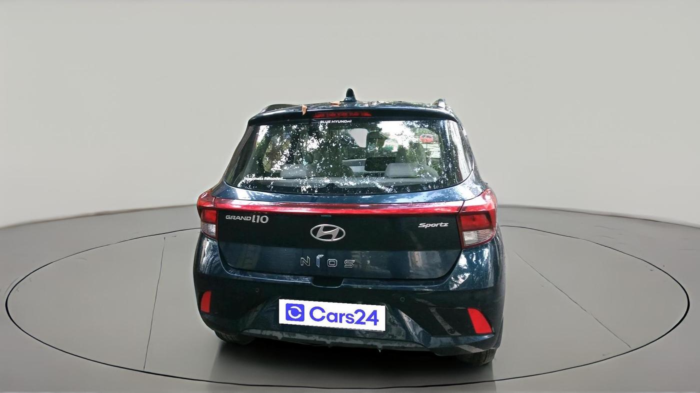 2023 Hyundai GRAND I10 NIOS SPORTZ AMT 1.2 KAPPA VTVT, Petrol, Automatic, 17,471 km, exterior