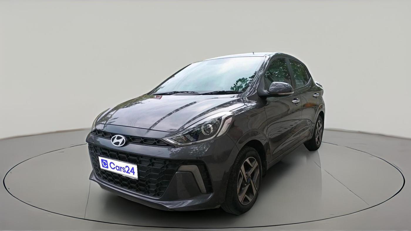 2023 Hyundai AURA SX PLUS 1.2 AMT, Petrol, Automatic, 48,065 km, exterior